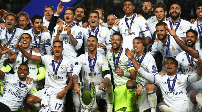 Real Madrid khẳng định vị thế "Nhà vua châu Âu" với số lần nâng cúp tai voi vượt trội.